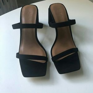 By Far black sandals Sz 7